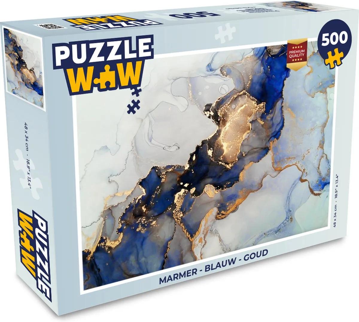 PuzzleWow Marmer Legpuzzel 500 Stuks