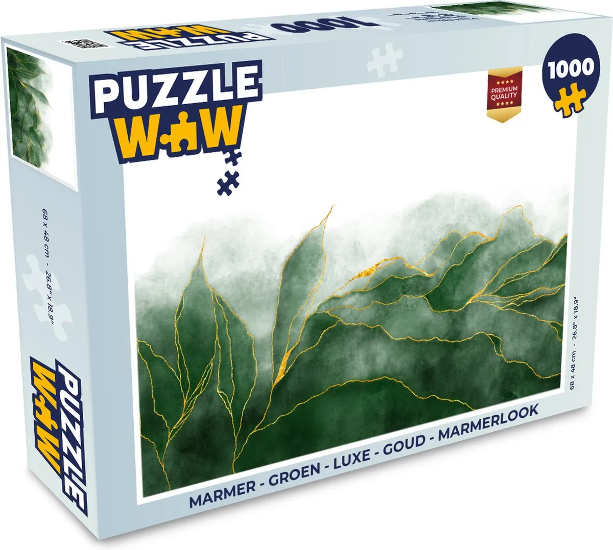 PuzzleWow Marmerlook Legpuzzel 1000 Stuks