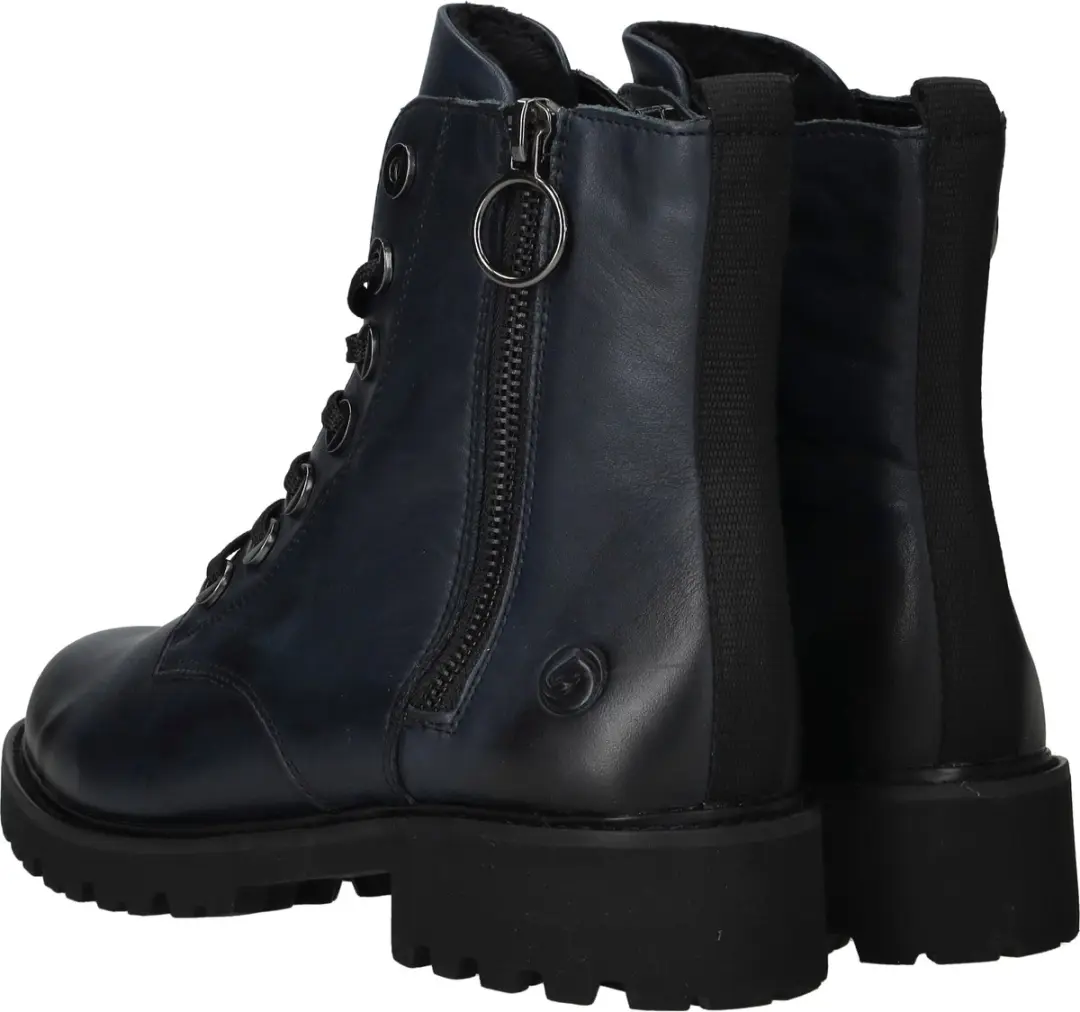 Remonte D8671 14 Dames Veterboots - Blauw 39