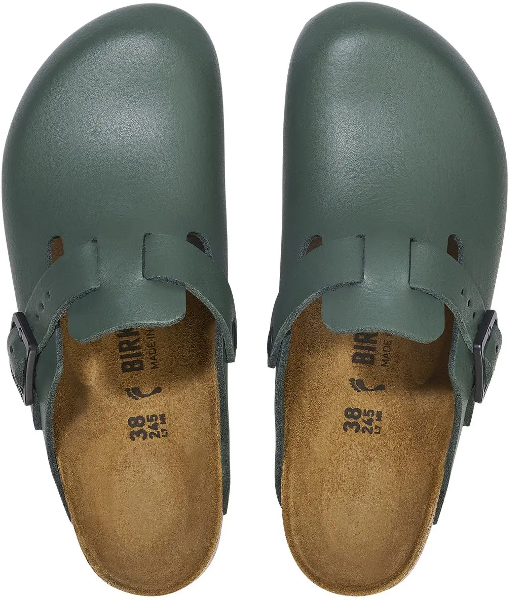 Birkenstock Boston Pro Slides 1026081 - Donkergroen - afbeelding 2 van 6