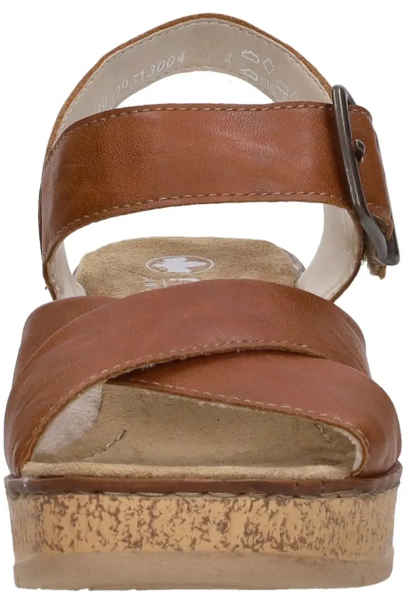 Rieker Sandalen Hak 39592 - Cognac - afbeelding 6 van 6