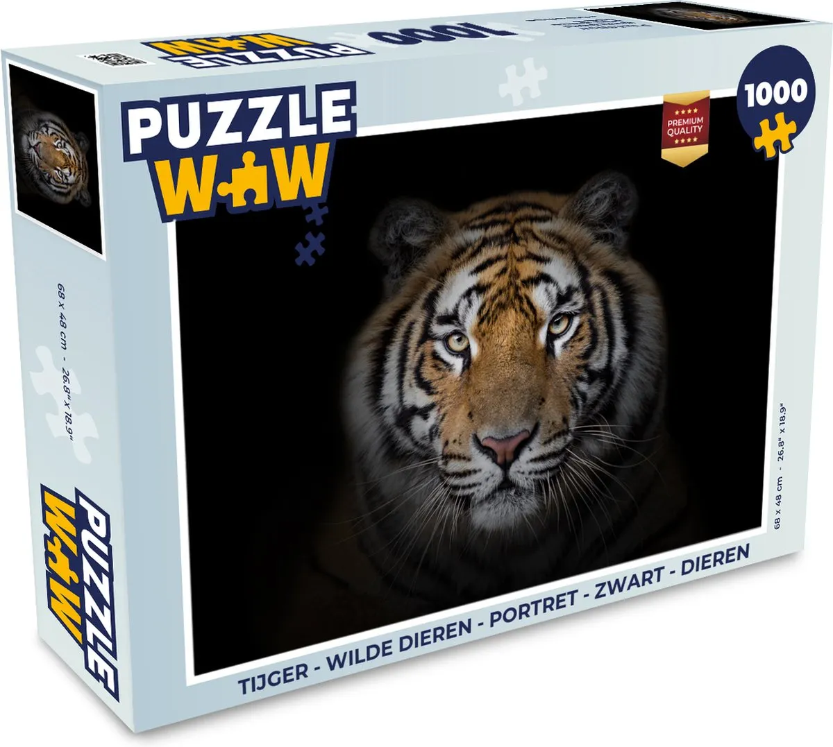 PuzzleWow Wilde Dieren Legpuzzel 1000 Stuks - Multicolor