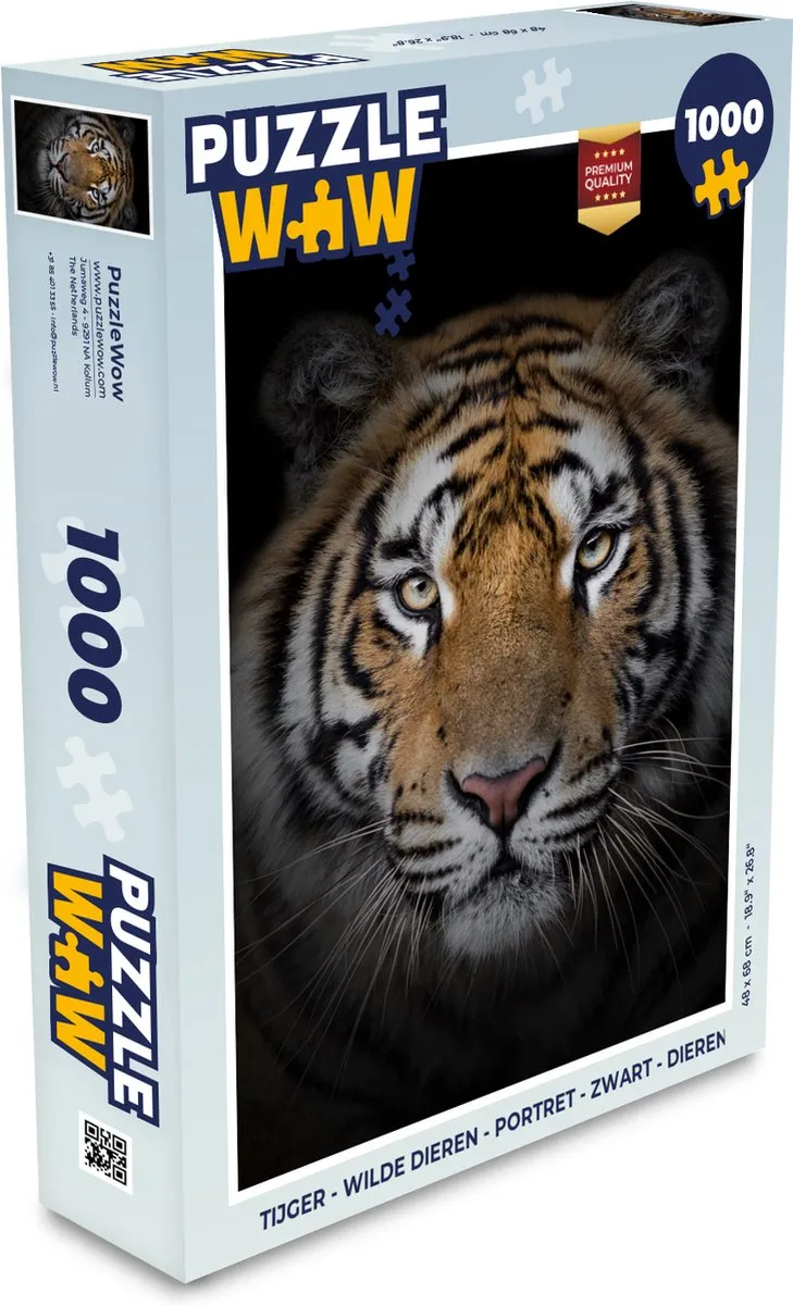 PuzzleWow Wilde Dieren Legpuzzel 1000 Stuks - Multicolor