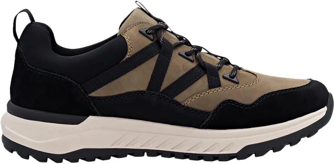 Rieker U0104 20 Heren veterlaarzen - Zwart/Beige