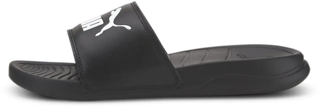 PUMA Popcat 20 Jr Badslippers - 39 - Zwart/Wit - afbeelding 6 van 6