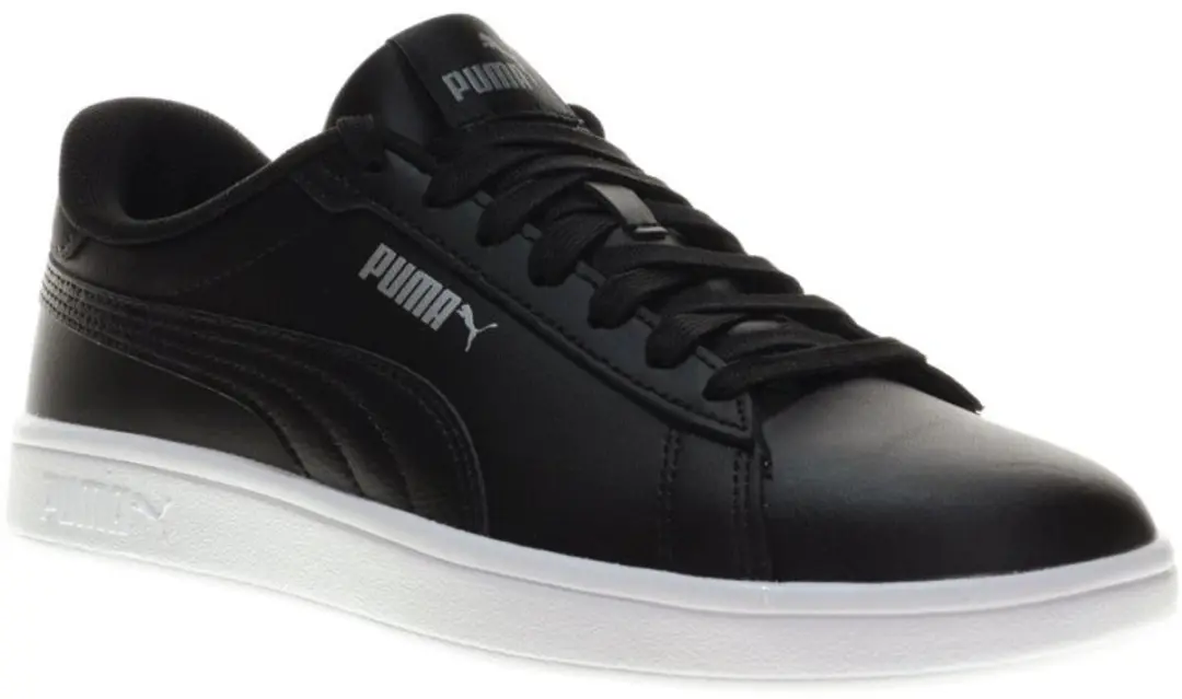 PUMA Low Smash 3.0 390987 Sportschoen - 39 - Zwart/Wit - afbeelding 3 van 6