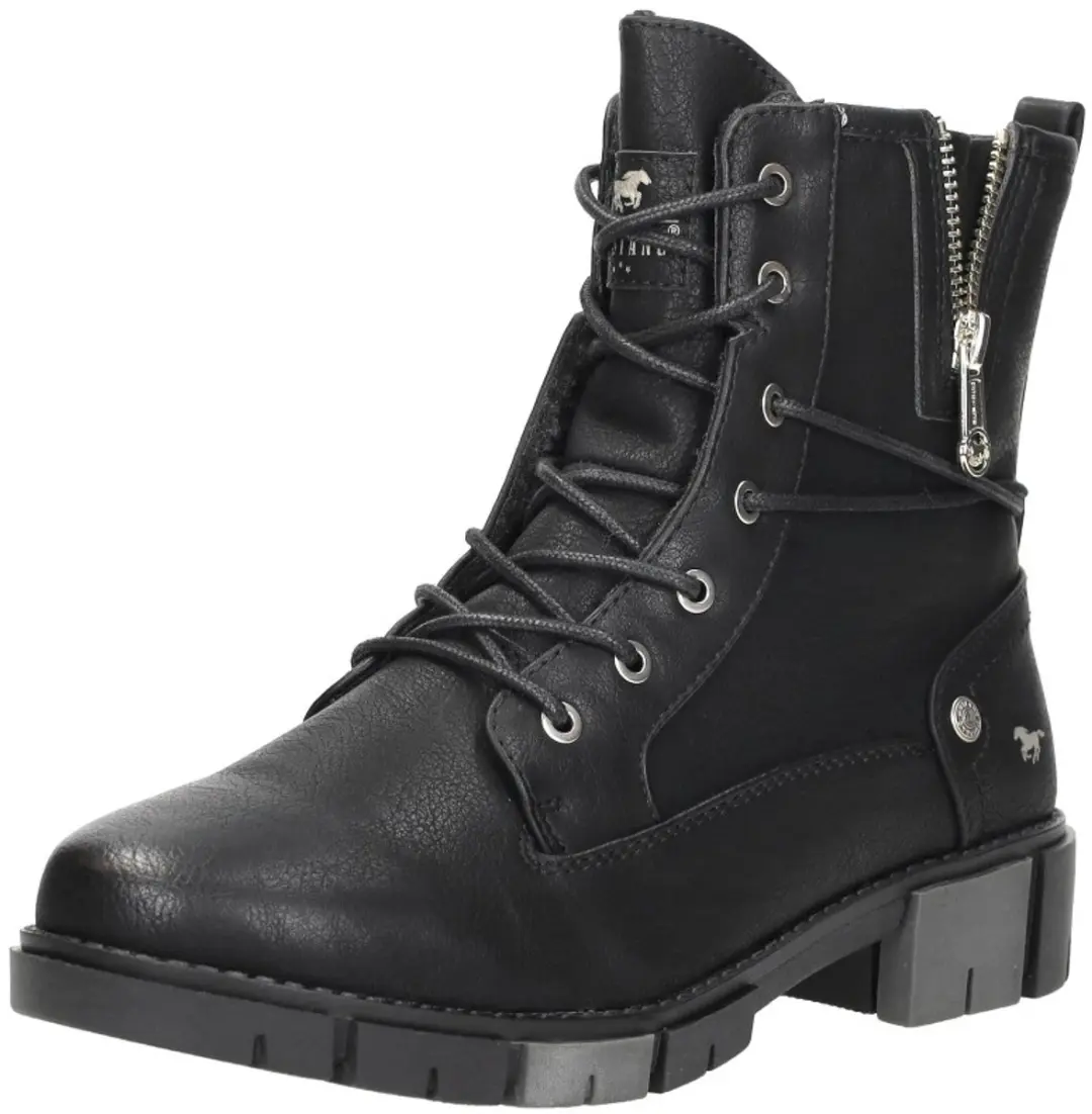 Mustang Veterschoenen Hoog - Zwart 36 - afbeelding 3 van 6