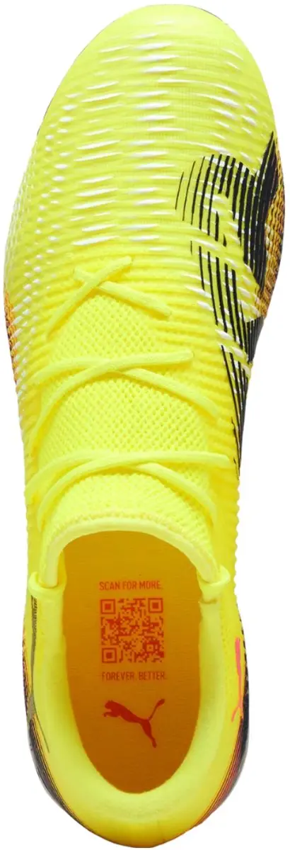 PUMA Future 8 Match Low FG/AG Voetbalschoenen - Geel/Roze/Zwart