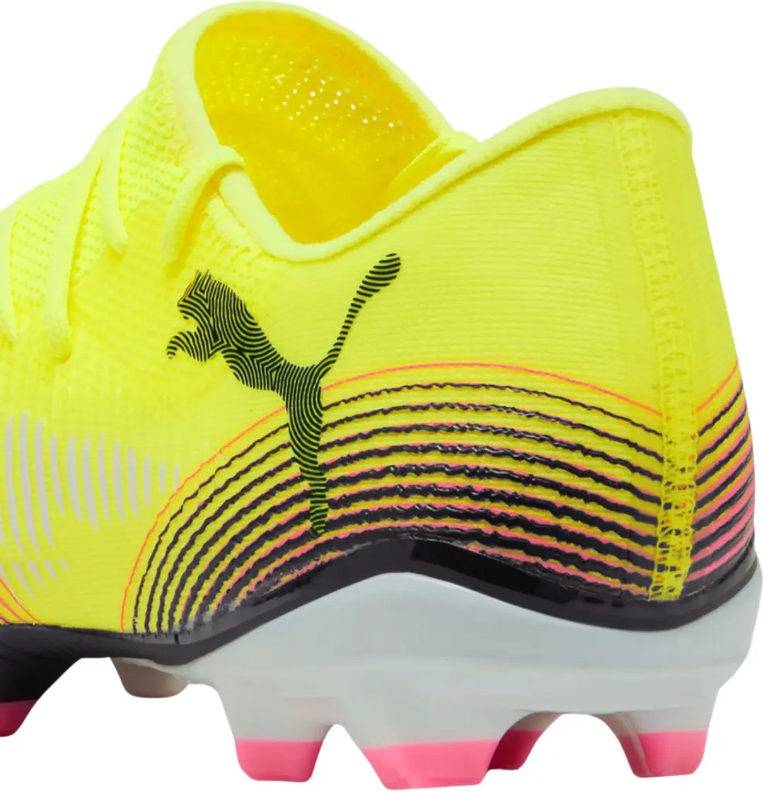PUMA Future 8 Match Low FG/AG Voetbalschoenen - Geel/Roze/Zwart