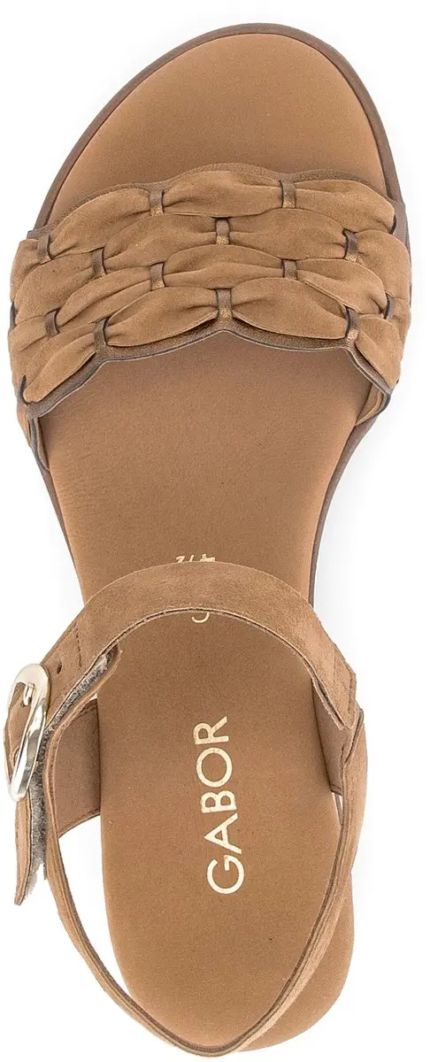 Gabor Damen Sandalette 758 - 39 - Bruin