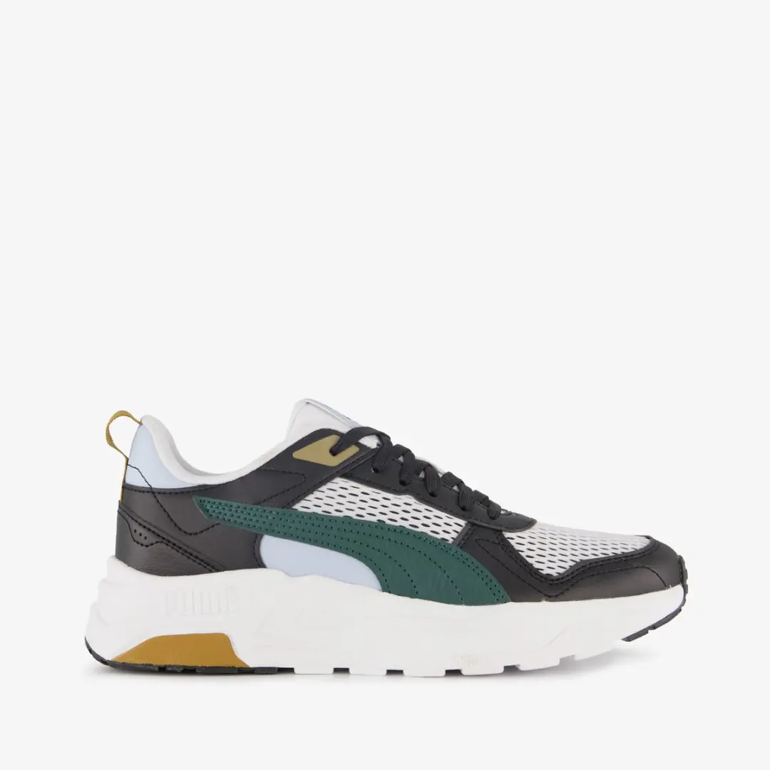 PUMA Trinity 2 LT Run Fun Jr Unisex Sneakers - PUMA White-Green Terrain-PUMA Black - afbeelding 4 van 6
