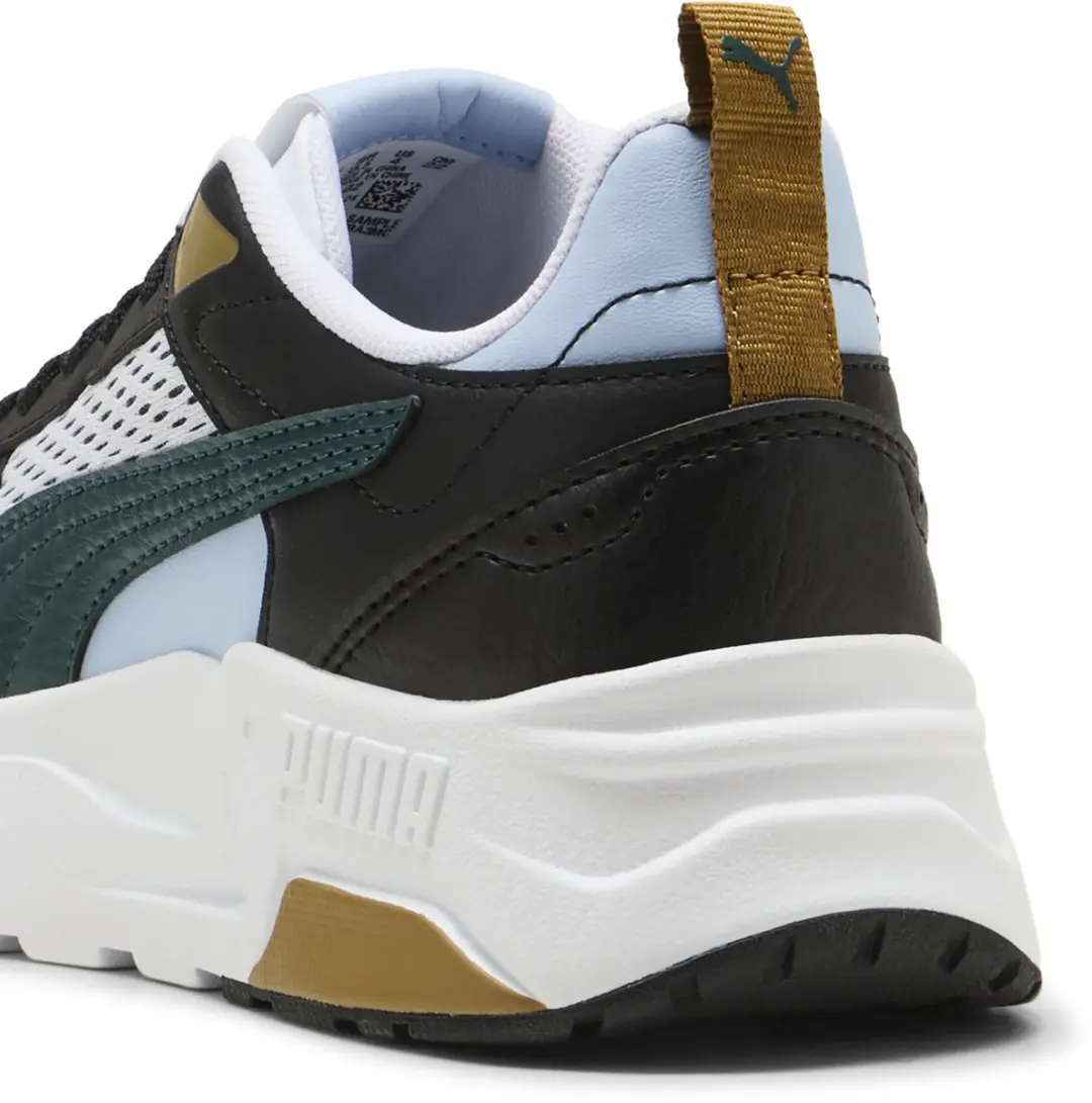 PUMA Trinity 2 LT Run Fun Jr Unisex Sneakers - PUMA White-Green Terrain-PUMA Black - afbeelding 6 van 6