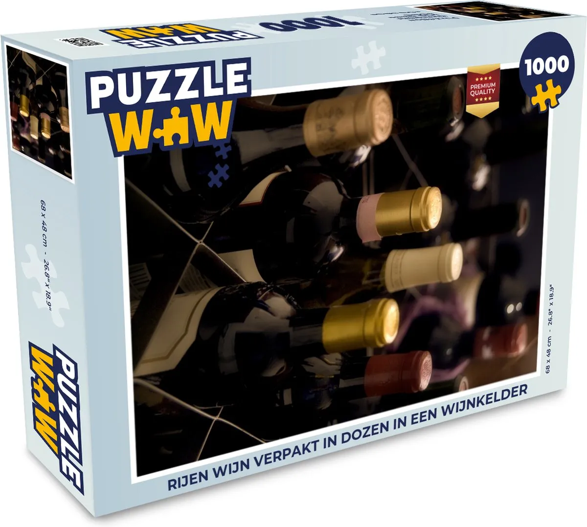 PuzzleWow Legpuzzel 1000 Stuks Multicolor