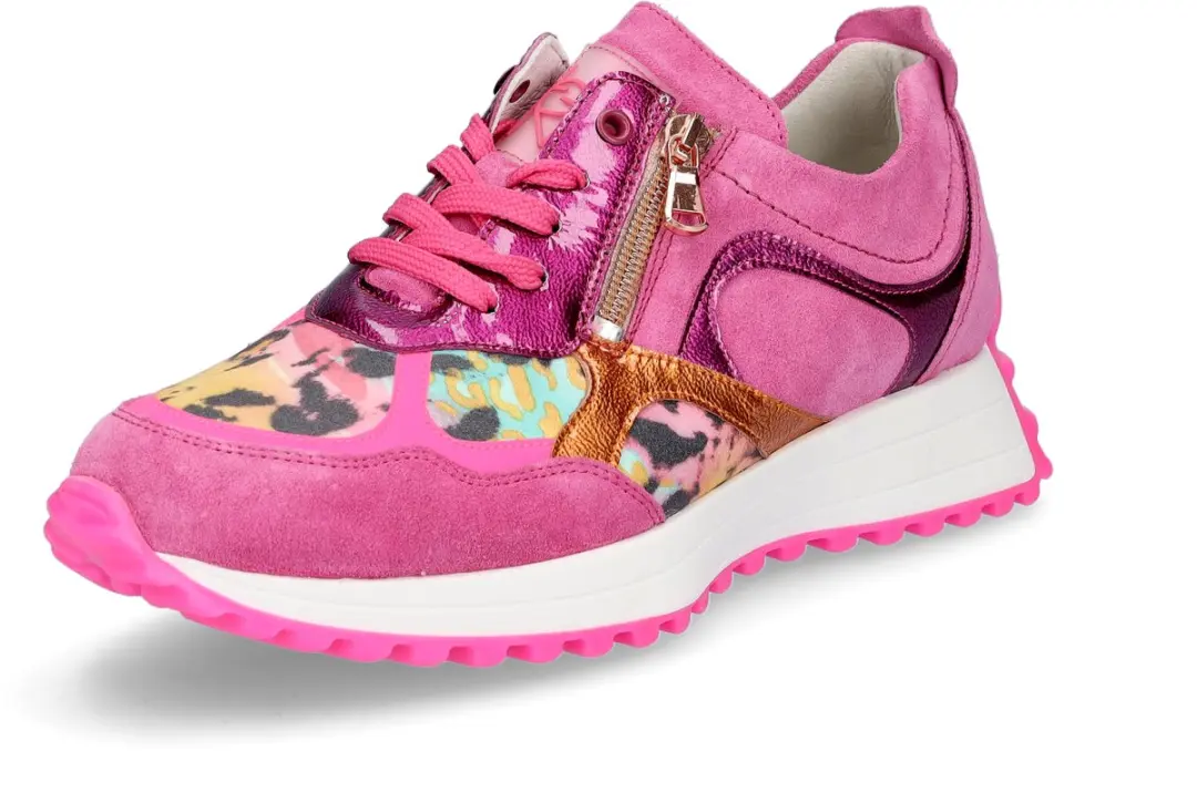 Waldläufer dames sneaker roze multi 5