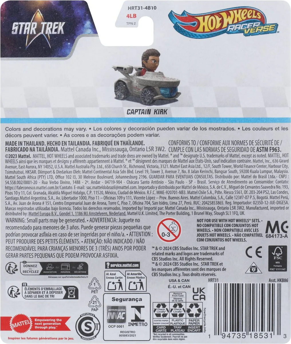 Hot Wheels Racer HRT31 - Meerkleurig