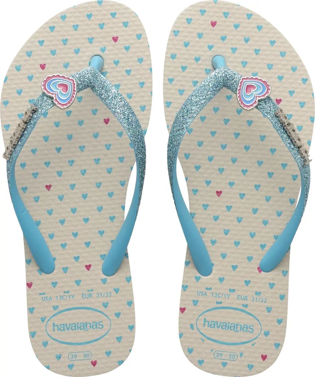 Havaianas HAV. KIDS SLIM GLITTER II BEIGE Meisjes Slippers