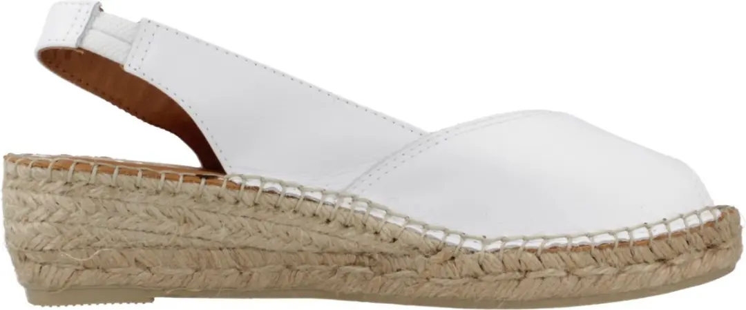 Toni Pons Bernia-p Esparto Sleehak Sandalen Wit EU 42 Vrouw