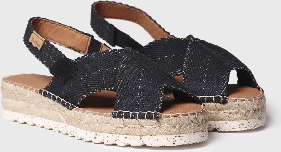 Elvira espadrilles zwart - Dames - Maat 40 - afbeelding 6 van 6