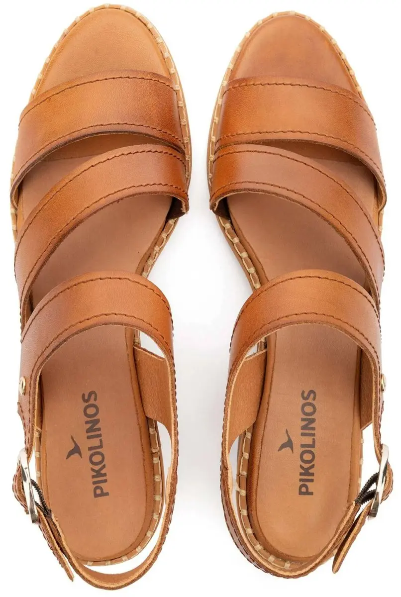 Pikolinos Blanes Bruine Leren Sandalen 40
