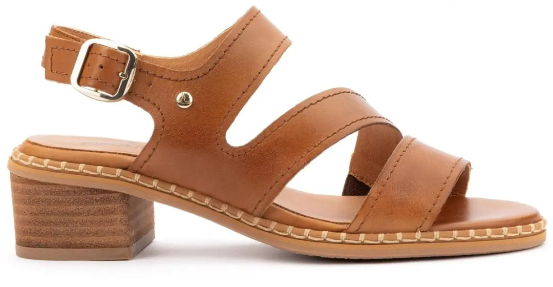 Pikolinos Bruine leren sandalen van Blanes