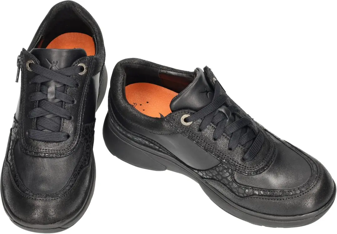 Xsensible Lima Stretchwalker HX Veterschoenen - Zwart - afbeelding 2 van 6