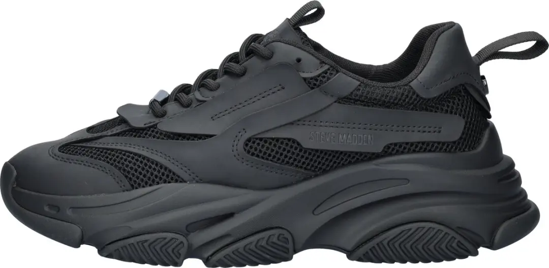 Steve Madden Possess Heren Sneakers - Zwart - Maat 41
