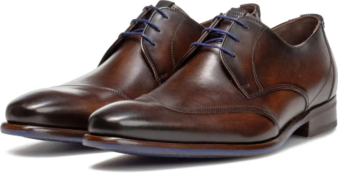 Floris van Bommel DE STIJLER 07.04 Herenschoenen - Bruin - 41.5