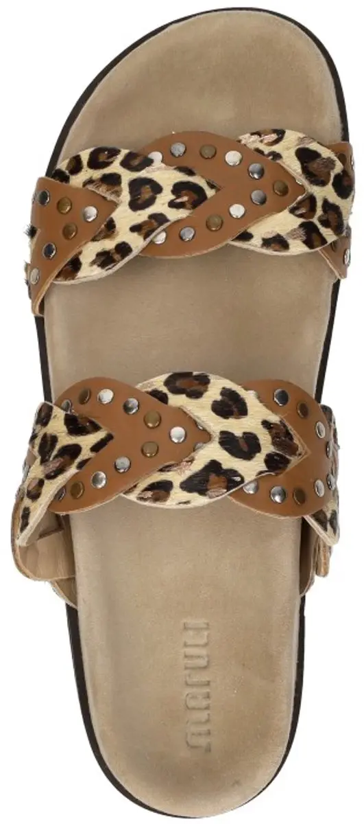 Maruti Evie Slippers Dames - Beige Maat 40