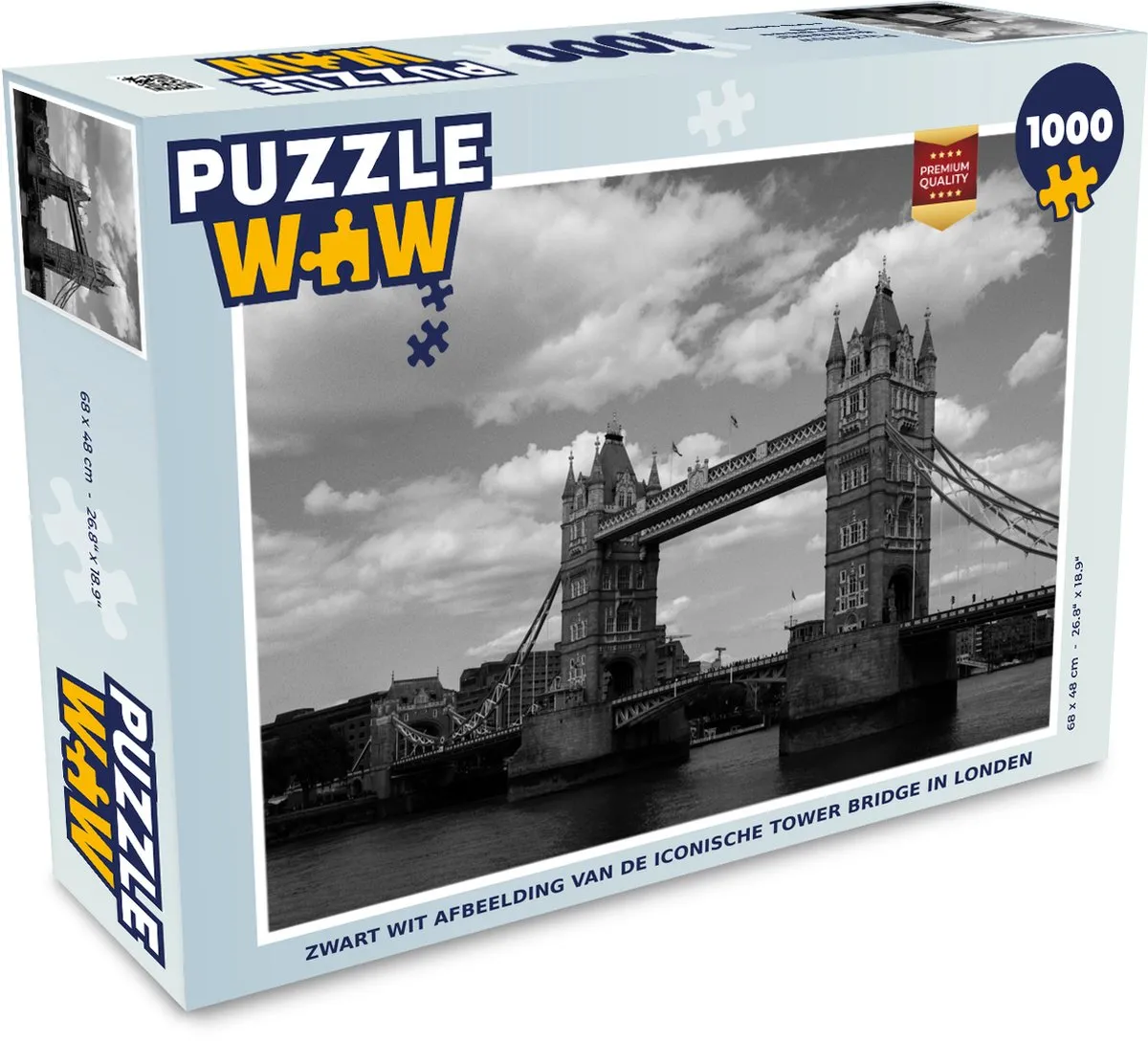PuzzleWow Tower Bridge Legpuzzel 1000 Stuks