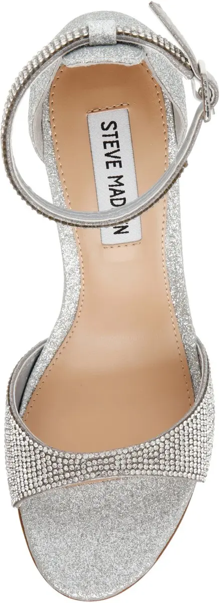 Steve Madden Capsule-R Dames Sandalen - 41 - Wit/Kristal - afbeelding 2 van 6