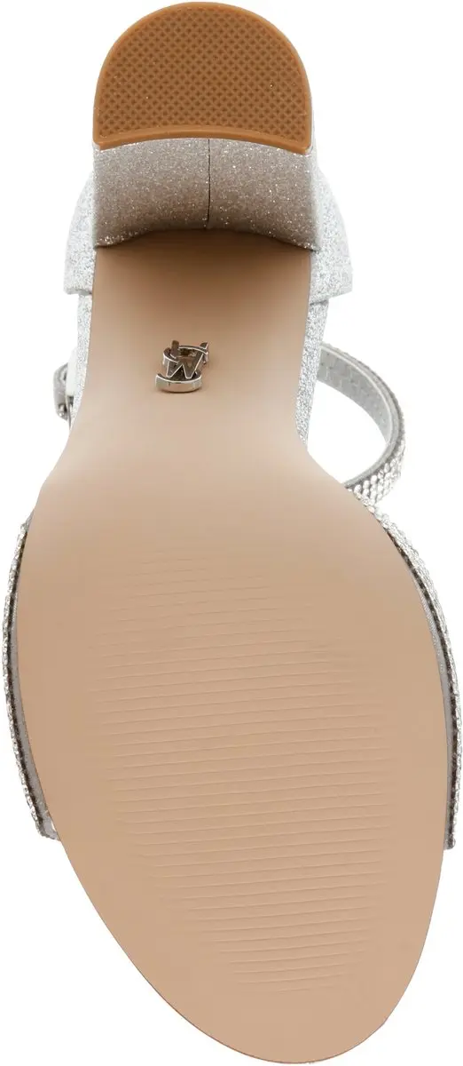 Steve Madden Capsule-R Dames Sandalen - 41 - Wit/Kristal - afbeelding 4 van 6