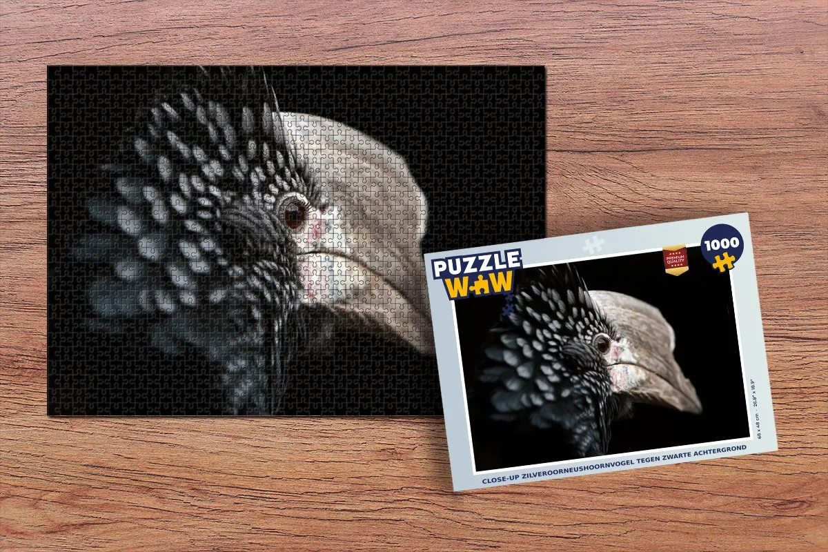 PuzzleWow Vogel - Snavel - Veren Legpuzzel 1000 Stuks - Multicolor