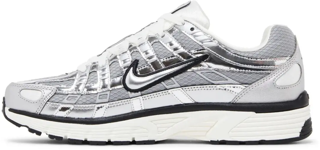 Nike Sneakers Heren - 45 - Zilver/Zwart - afbeelding 2 van 6