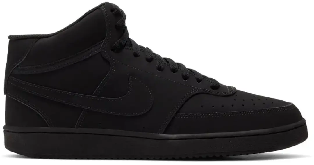 Nike court vision mid in de kleur zwart.