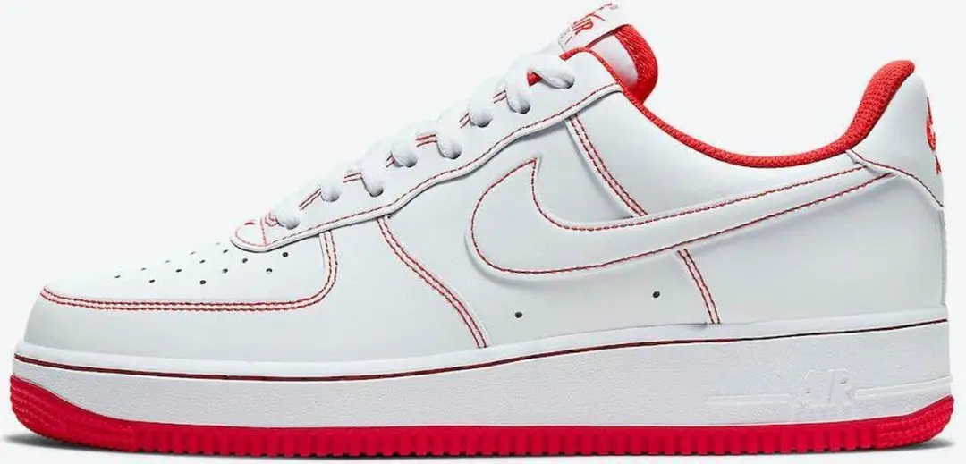 Nike Air Force 1 Low White University Red