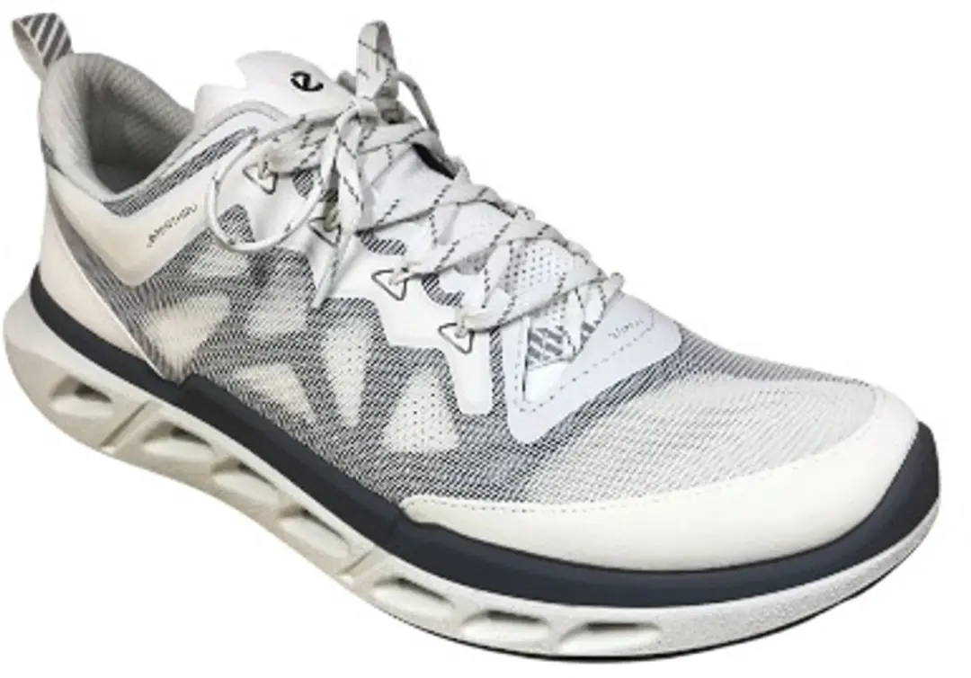 ECCO Combi Veter 7717/4 Schoenen - 45 - Wit/Grijs