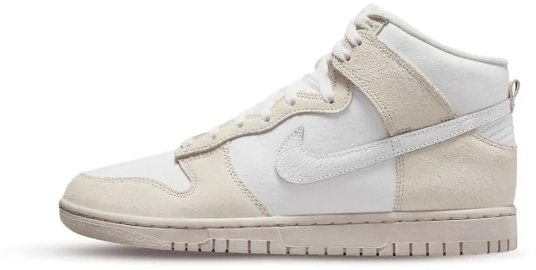 Nike Dunk High Retro PRM Cracked Leather Swoosh