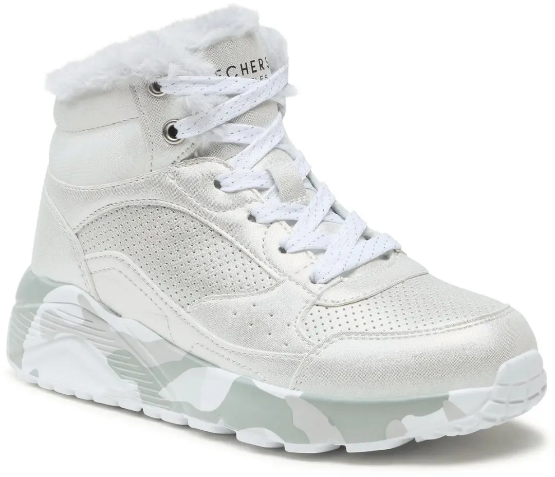 SKECHERS UNO LITE CAMO DAZZLE Skechers Sneakers Unisex Kinderen Grijs EU 27