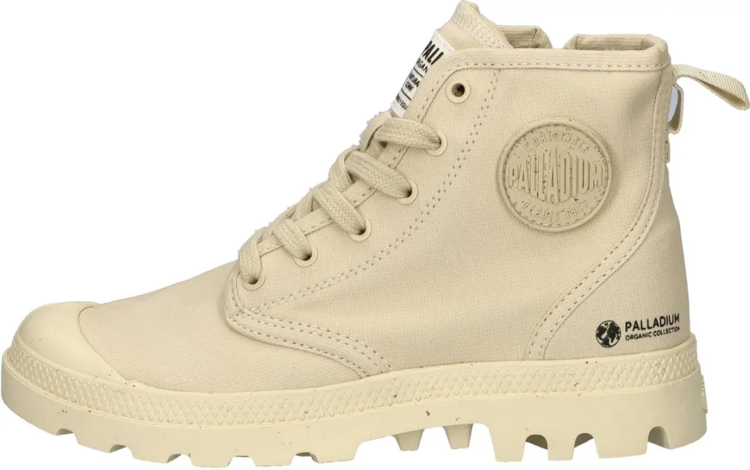 Palladium Pampa Hi-Zip Dames Veterlaars - Beige - Maat 39