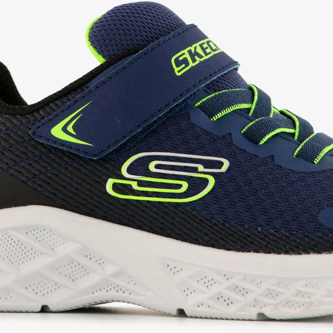 Skechers Microspec II Kinder Sneakers - Blauw - afbeelding 6 van 6