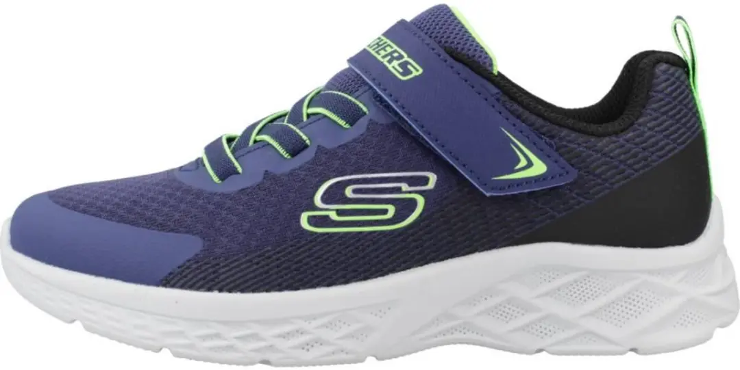 Skechers Microspec II Kinder Sneakers - Blauw