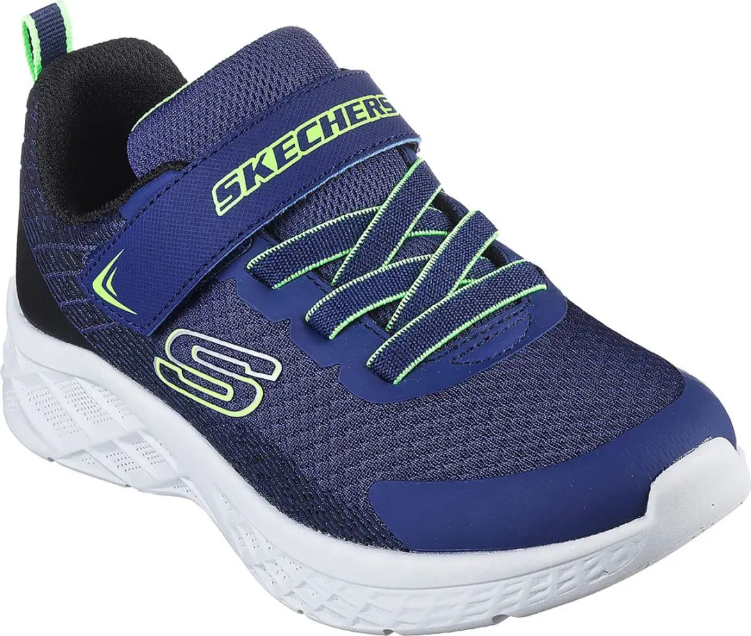 Skechers Microspec II Kinder Sneakers - Blauw
