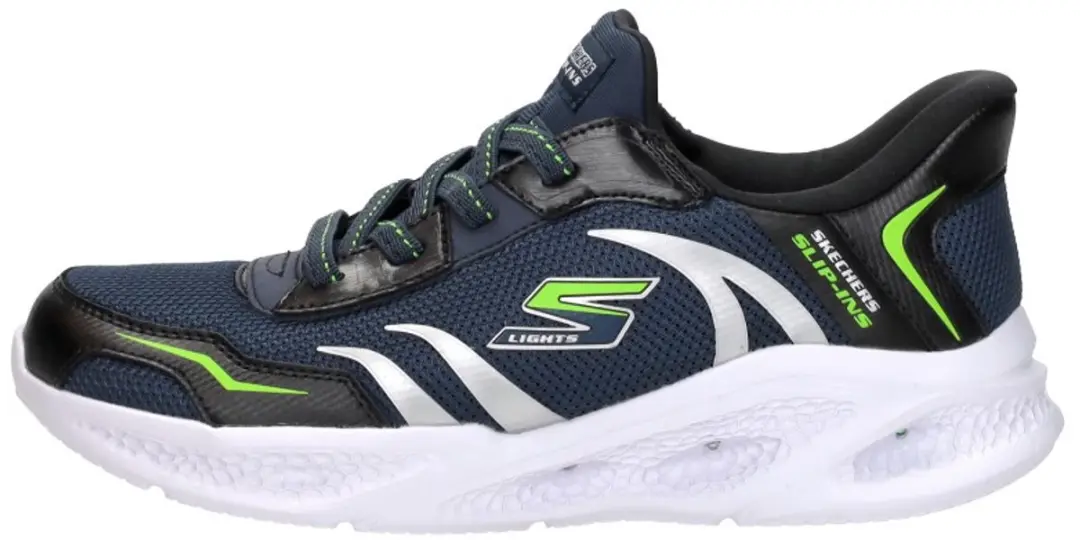 Skechers Meteor Light Brisk Jongens Sneakers - Navy - afbeelding 2 van 6