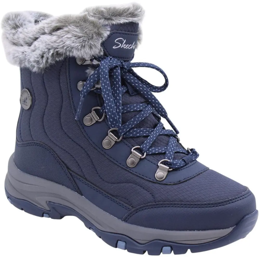 Skechers Dames Trego Stormie Winterlaarzen Boots 167893 NVY marine