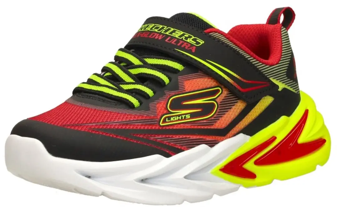 Skechers S Lights Flex-Glow Ultra Sneakers - Zwart - afbeelding 4 van 6