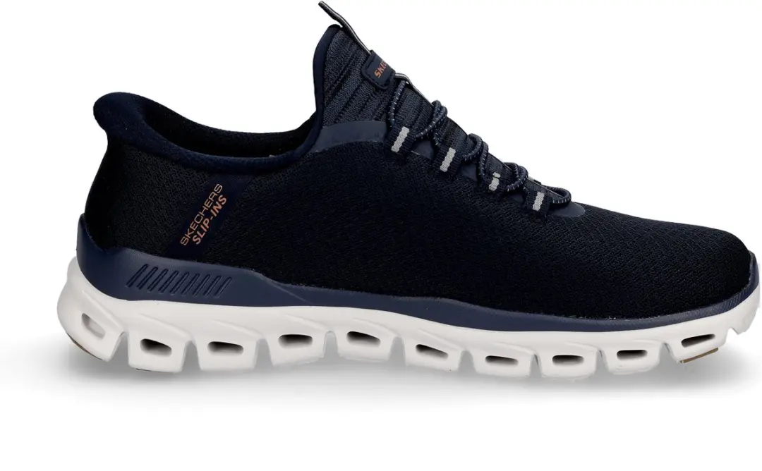 Skechers Glide-Step Noxus Heren Instappers - Navy - afbeelding 4 van 6