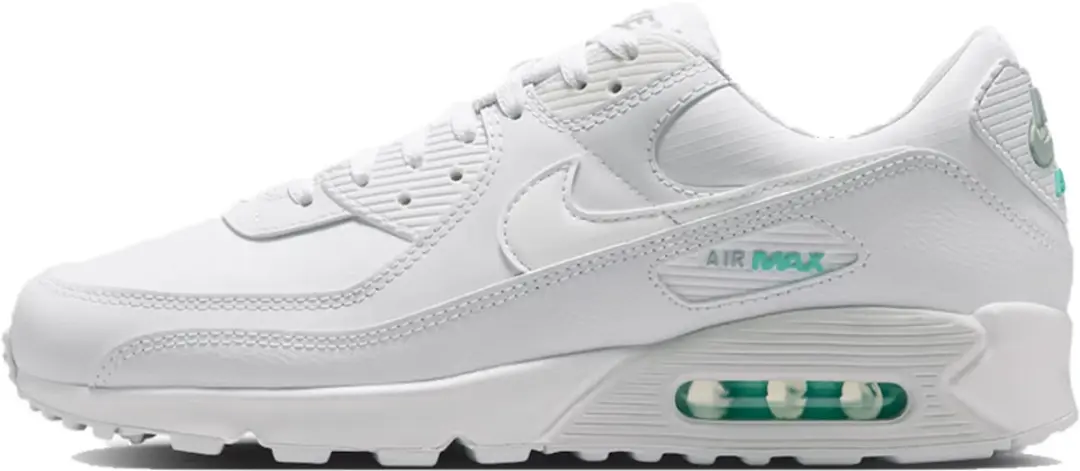 Nike Air Max 90 IB7680-101 - Heren Sneakers 47.5 - Wit/Hyper Turquoise/Photon Dust