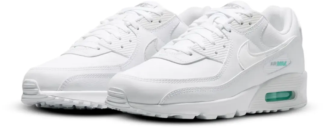Nike Air Max 90 IB7680-101 - Heren Sneakers 47.5 - Wit/Hyper Turquoise/Photon Dust