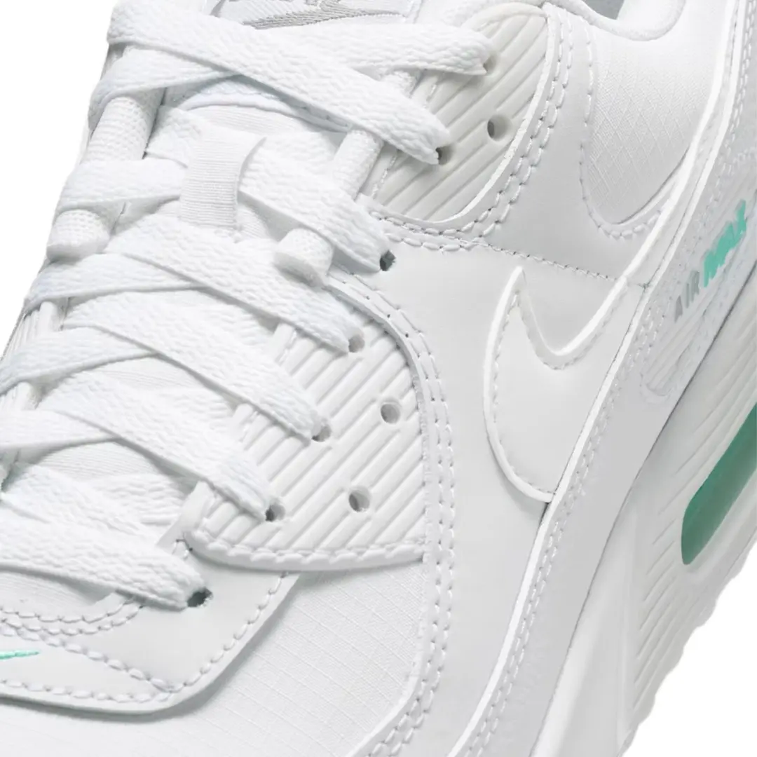 Nike Air Max 90 IB7680-101 - Heren Sneakers 47.5 - Wit/Hyper Turquoise/Photon Dust