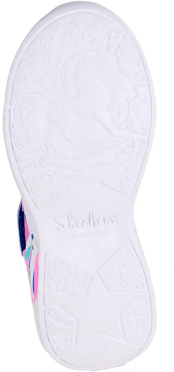 Skechers Unicorn Dreams 303063L Meisjestrainers - 35 - Zilver/Multikleur - afbeelding 4 van 6